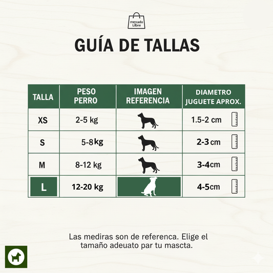 Kit 3 Palos De Café Perro L